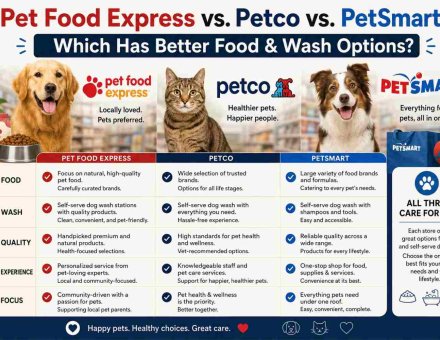 Pet Food Express vs Petco vs PetSmart