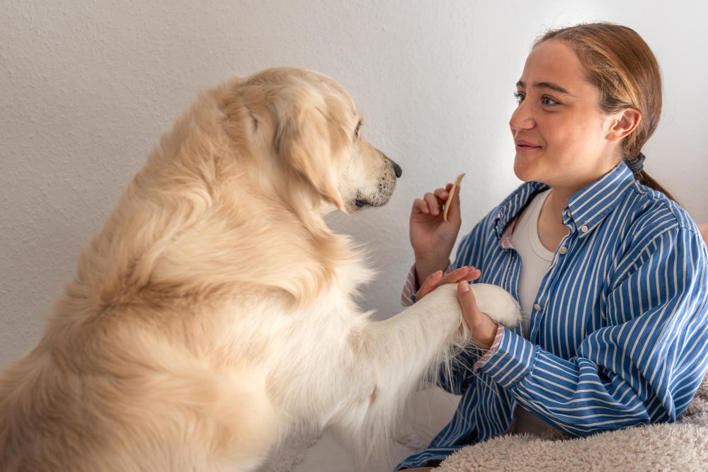 Grooming The golden retriever