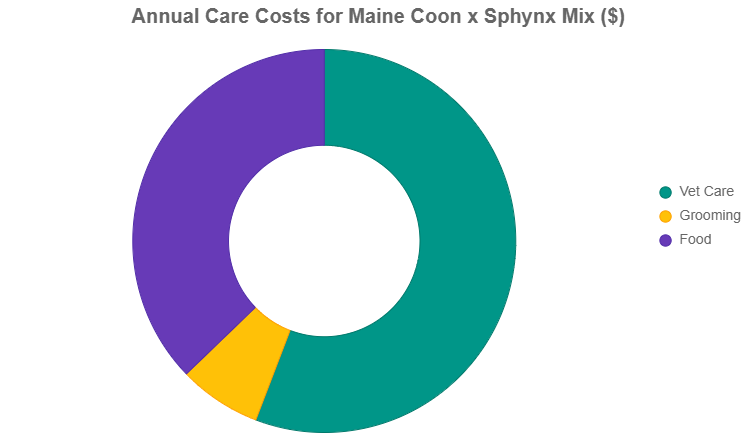 Annual Care Costs Breakdown of mix breed