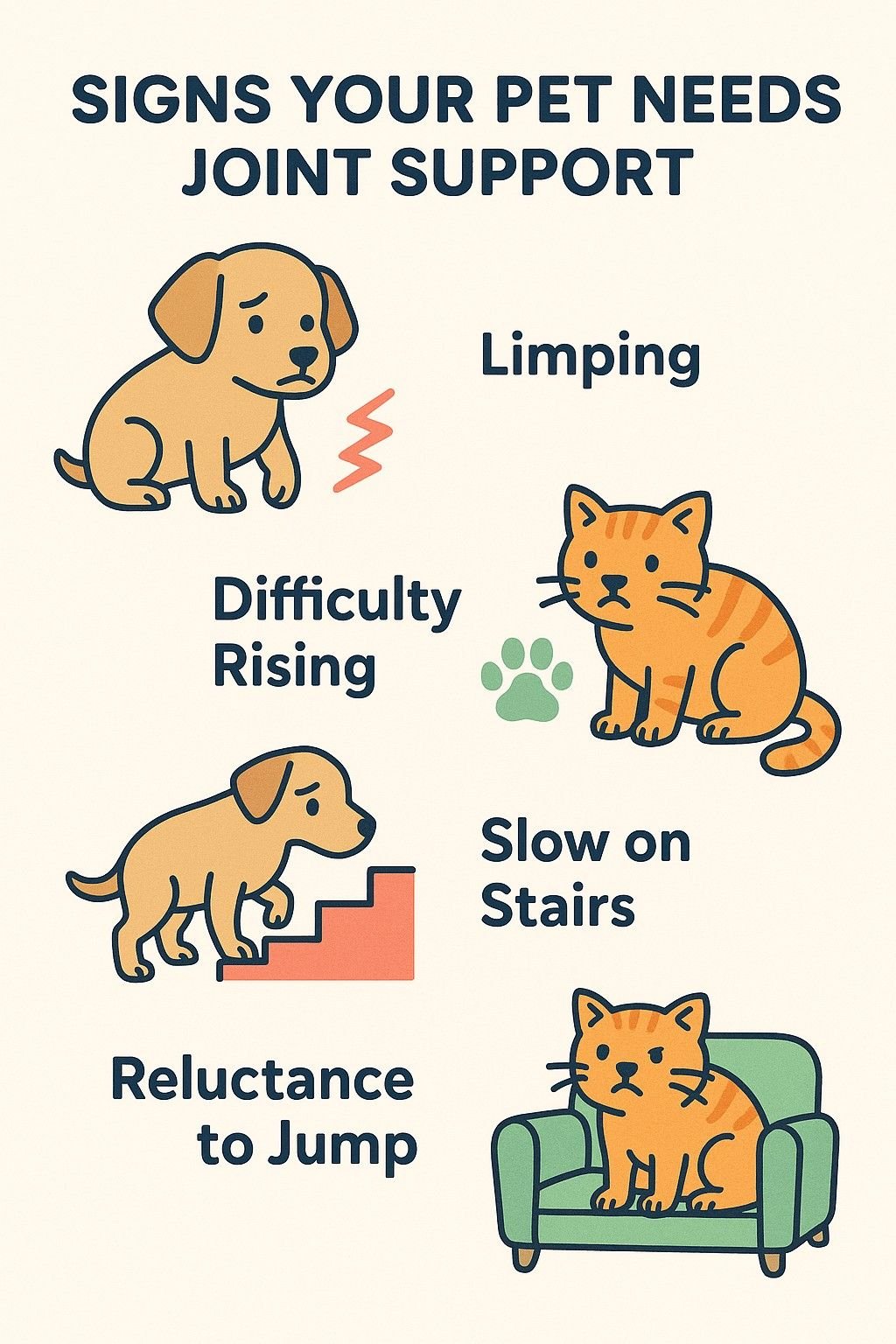 sign that your pet need joint support